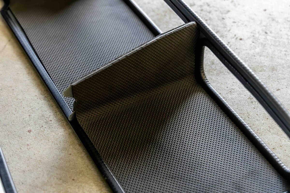 Troopy roof console close up